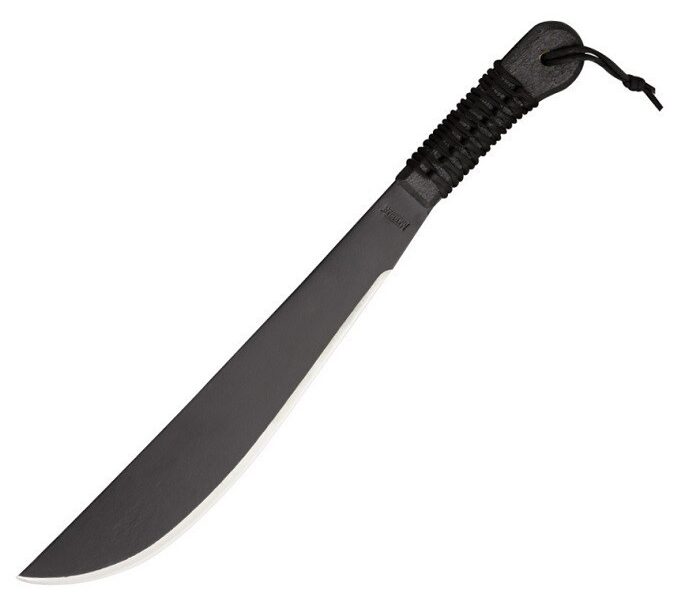 Marbles-14-inch-black-bush-latin-scout-machete-cord-wrapped-grip-MR12714BLT