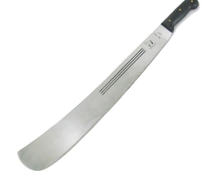 Hansa-24-inch-tres-canales-weighted-machete-Black-handle