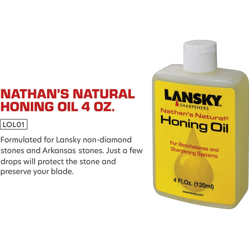 Lansky Honing Oil, Nathan's Natural - Image 2